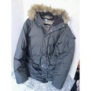 Mountain Equipment Co-op Expedition Black Hooded Down Parka/ Jacket Size M